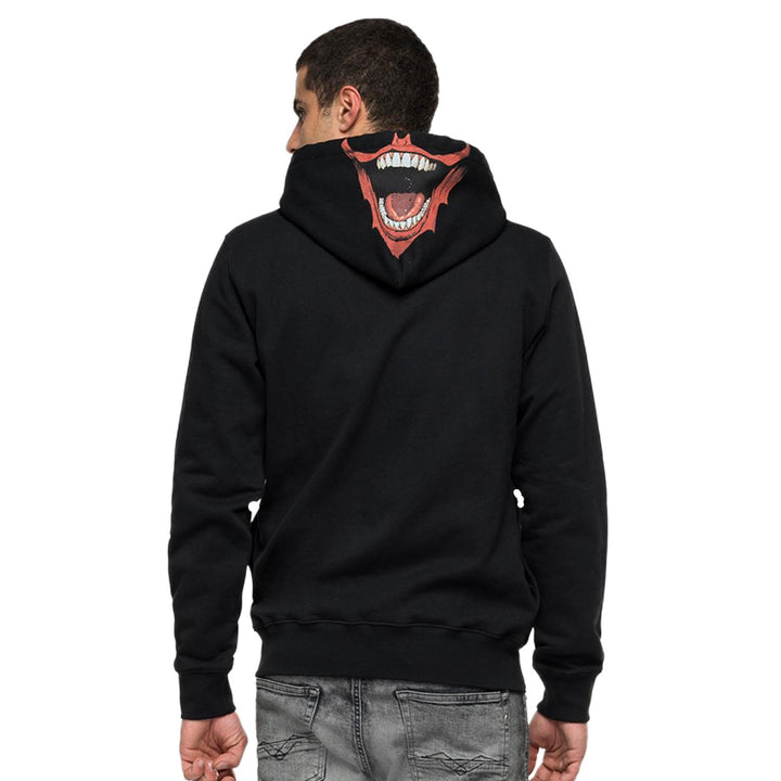 Replay X Joker Tribute Collection Hooded Sweatshirt In Black