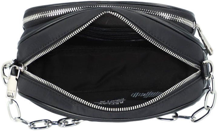 Replay FW3180.098 Frauen Kroko Drucken Kreuzbody Tasche Schwarz