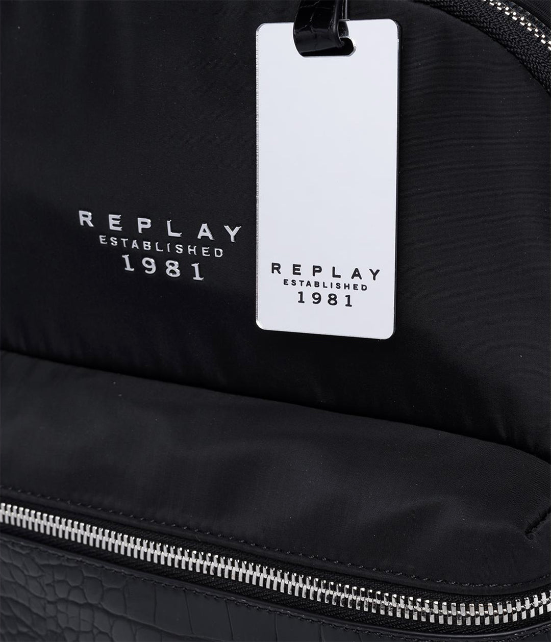 Replay Fw3181.098 Double Zip Backpack In Black For Women