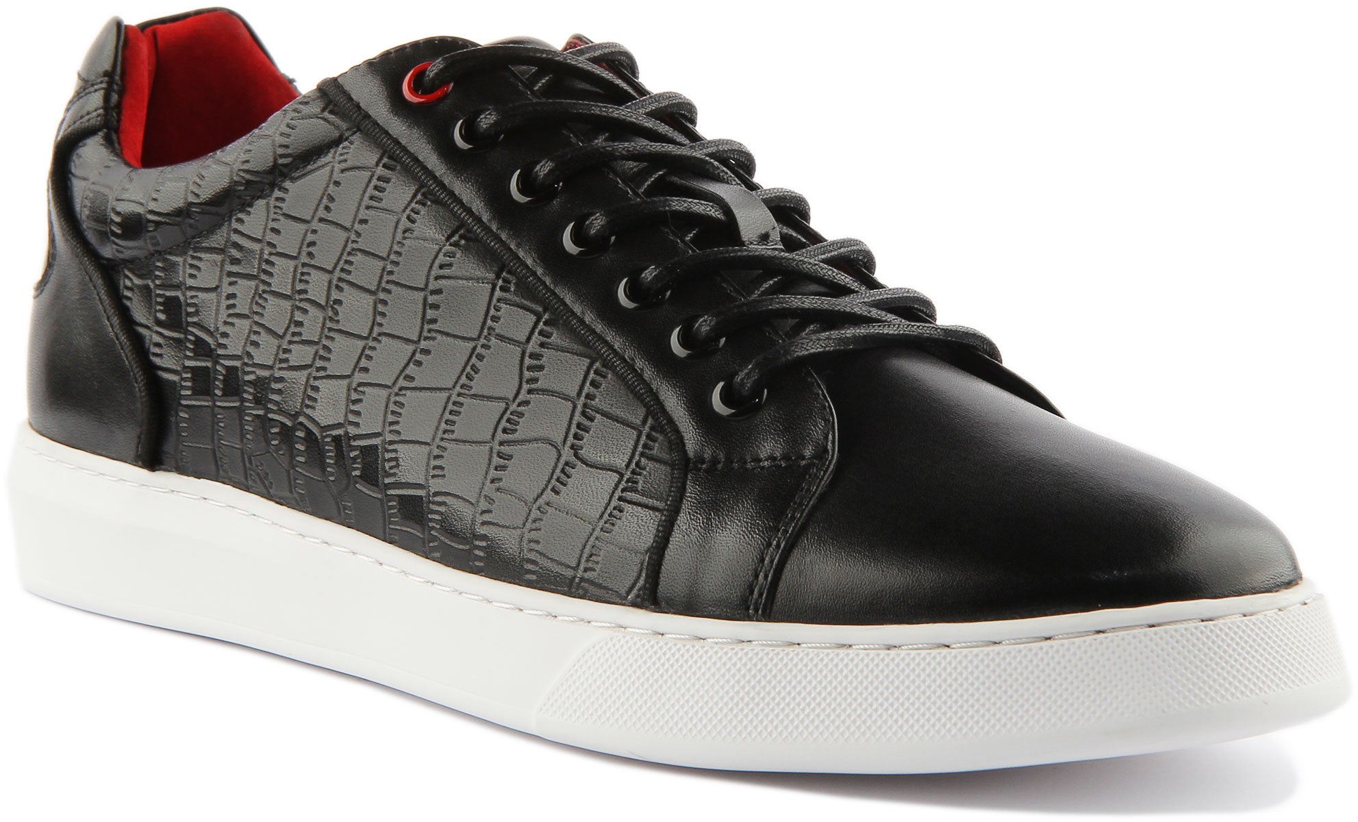 Justinreess England Match In Black For Men | Mens Casual Shoes – 4feetshoes