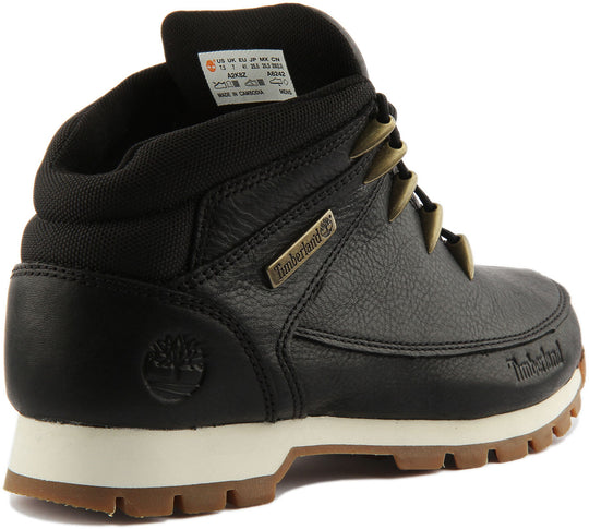 Timberland Euro Sprint Hiker A2K8Z In Black For Men | Mens Ankle Boots ...