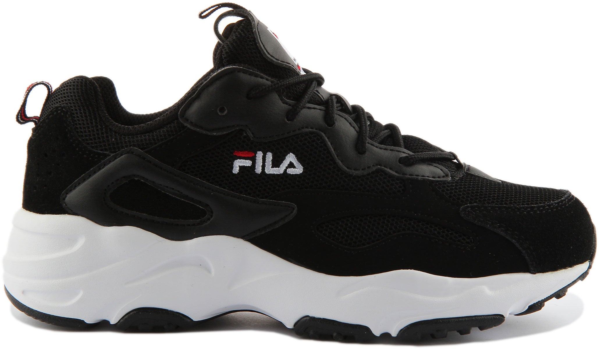 Fila shoes womens black deals and white