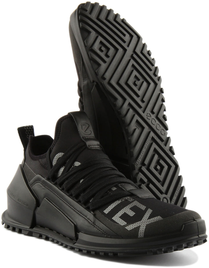 Ecco Biom 2.0 Zapatillas con cordones Gore Tex para hombre en negro