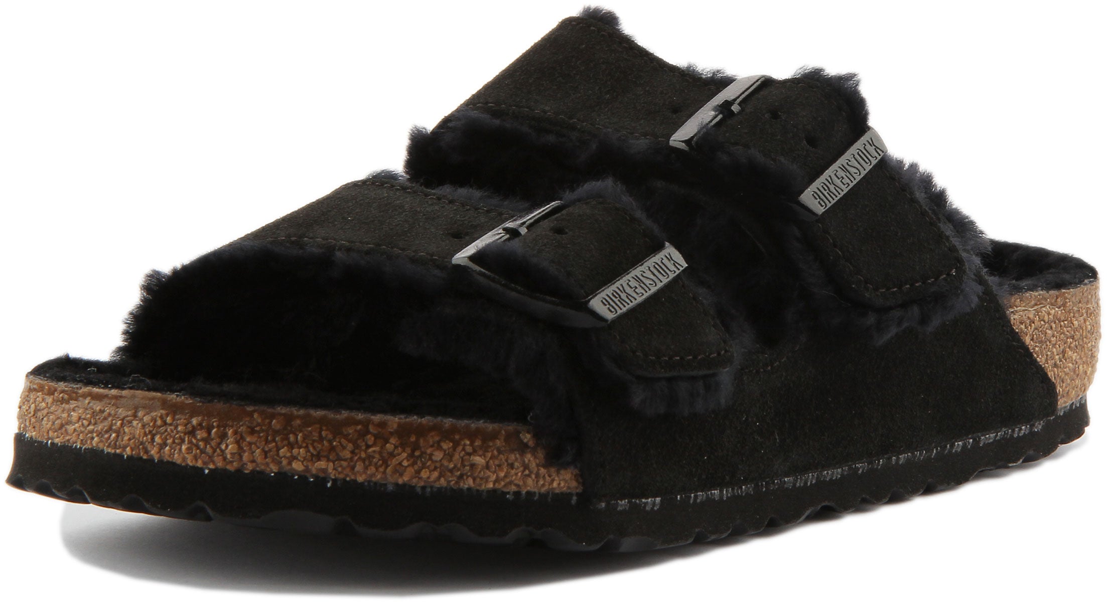 Birkenstock daim outlet noir