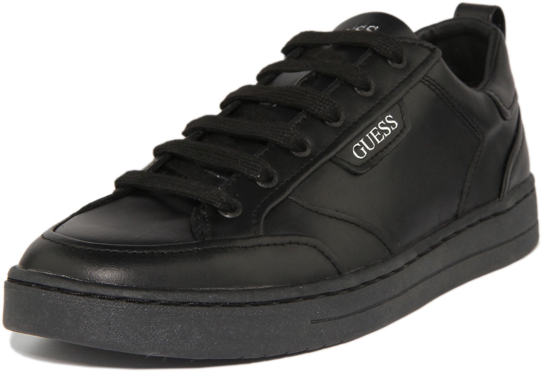 Guess black store quilted sneakers