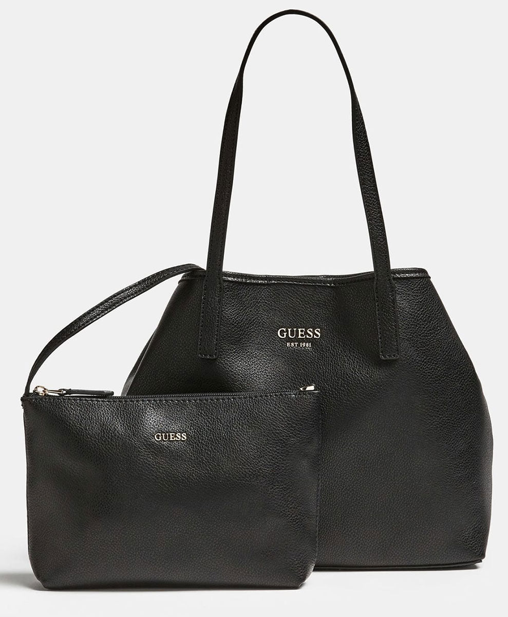 Guess Vikky Tote In Black For Women