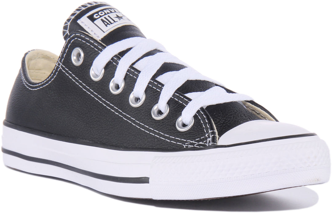 Converse 132174C Chuck Taylor All Star Leder in Schwarz Converse
