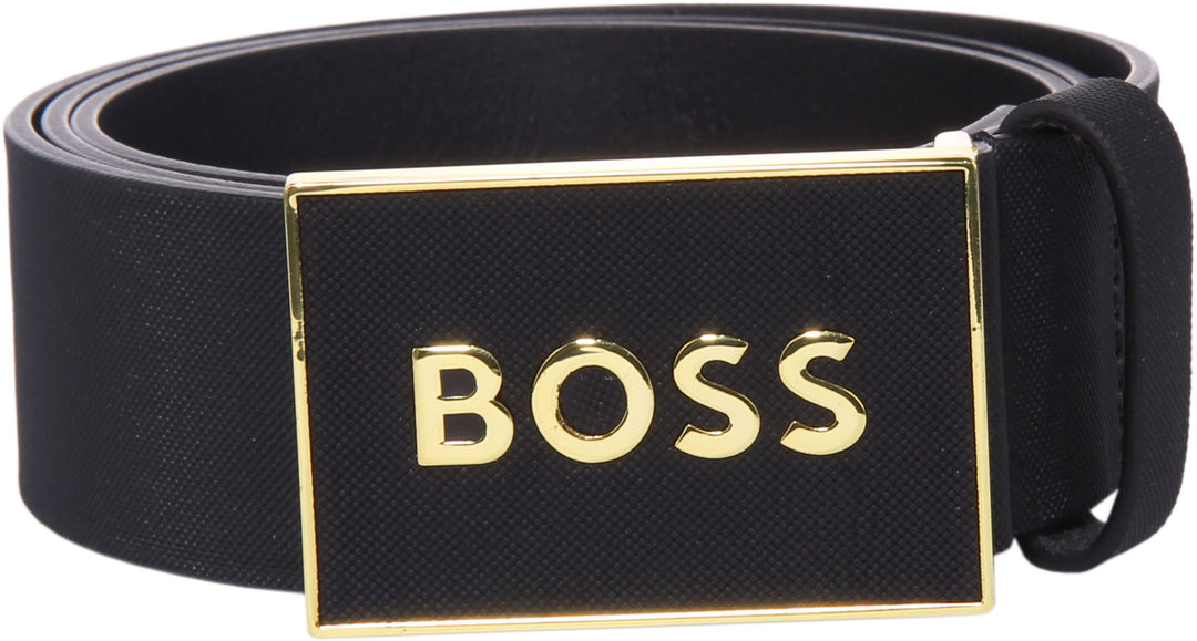 BOSS Icon Business Belt In Hugo For BOSS 4feetshoes Business Belts | Men – Black