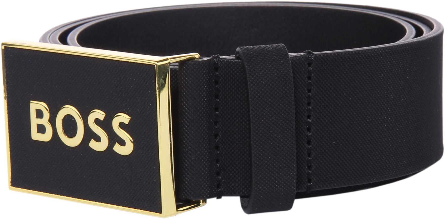 BOSS Icon Business Belt In For BOSS Men Black Business | Hugo Belts – 4feetshoes