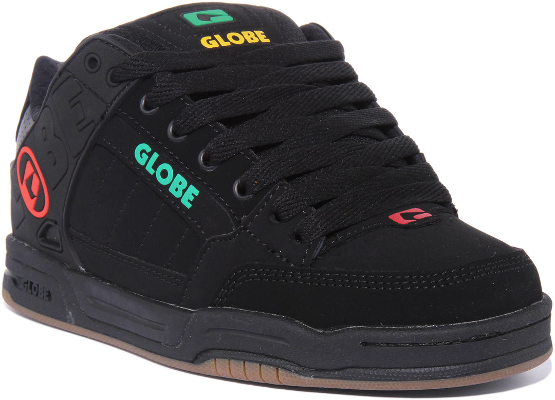 Globe Tilt Zapatillas de deporte con cordones clásicas para hombre en negro