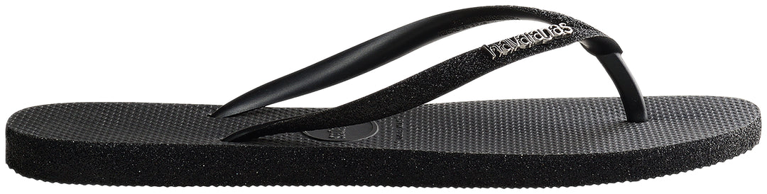 Havaianas Slim Glitter Me In Black For Women Flip Flop Sandals