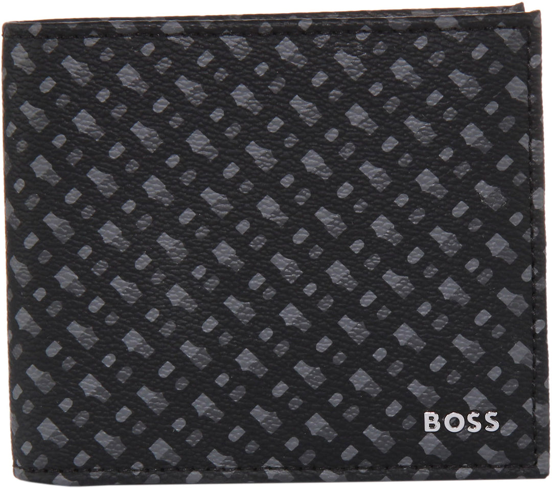 Boss Byron Wallet 8 Card Holder In Black
