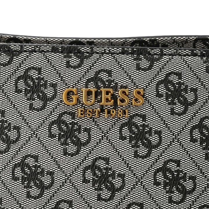 Guess Zadie Logo Girlfriend Bag In Black For Women