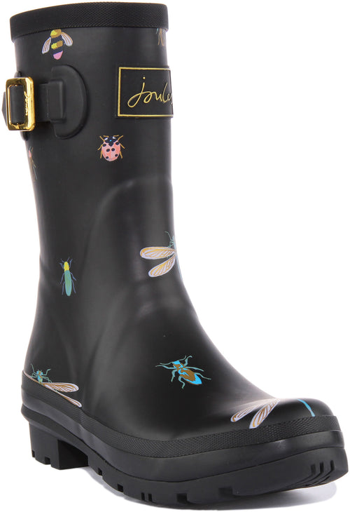 Joules Molly Welly In Black For Women