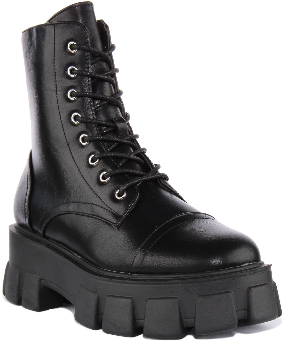 Chunky black hiker on sale boots