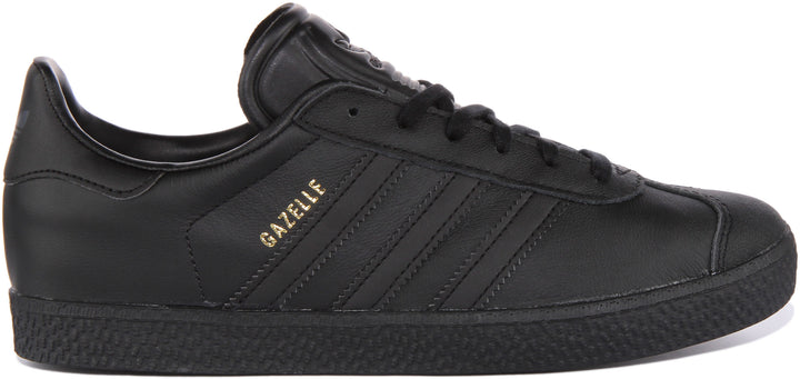 Adidas Gazelle In Black For Youth