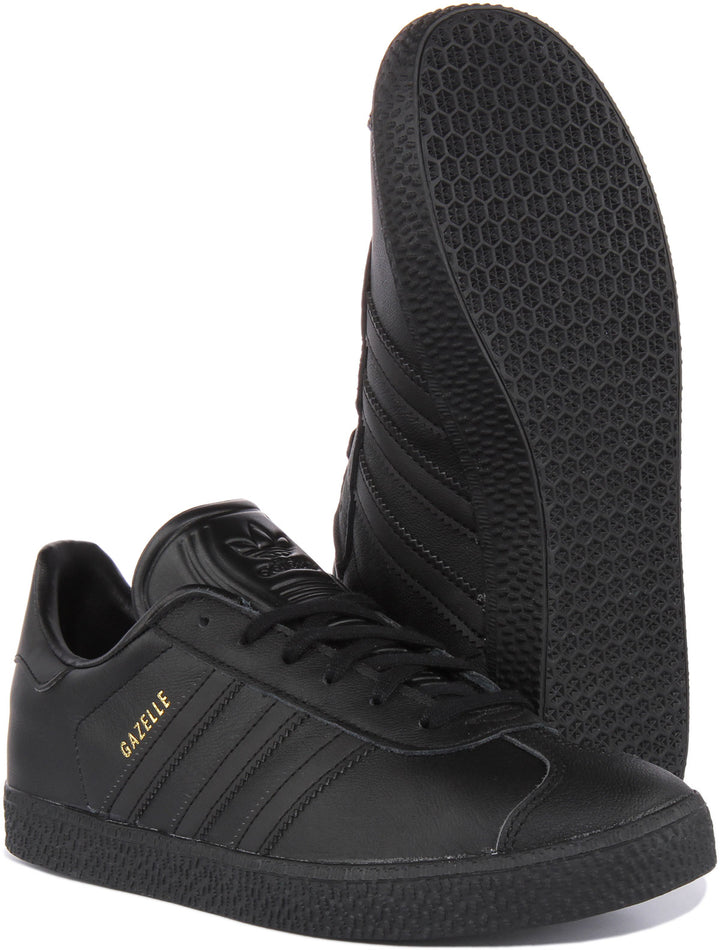Adidas Gazelle In Black For Youth