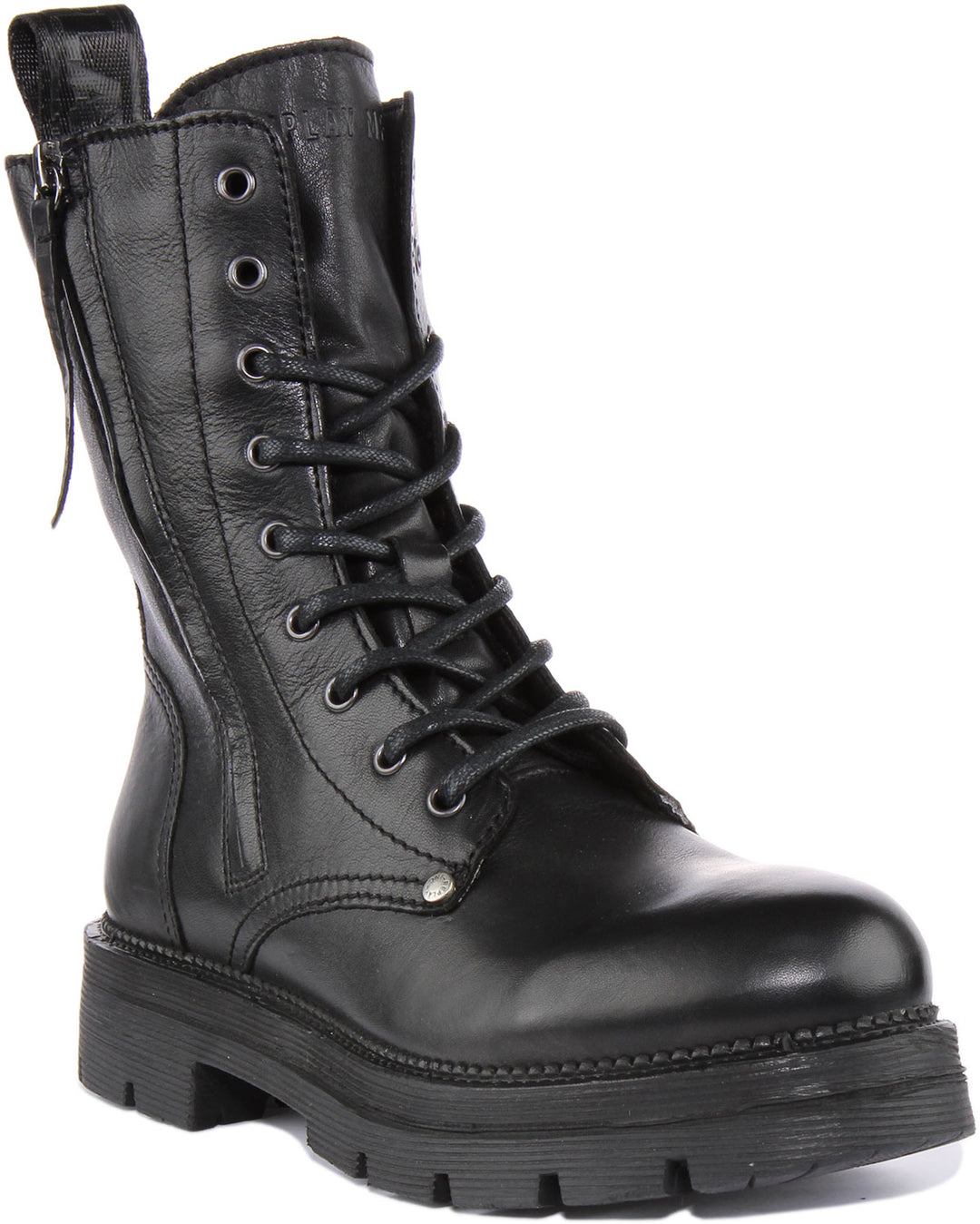 kompensation ben Minimer Replay Standing In Black For Women | Lace up Biker Inspired Ankle Boots –  4feetshoes