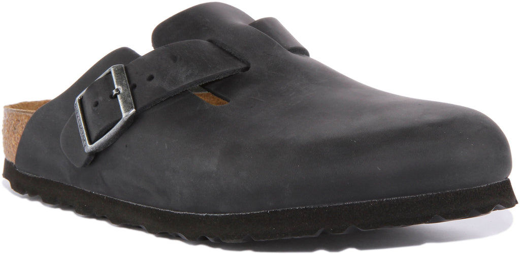 BIRKENSTOCK Bostonブラックスエード40(NARROW FIT) Narrow- ファッション BIRKENSTOCK Bostonブラックスエード40