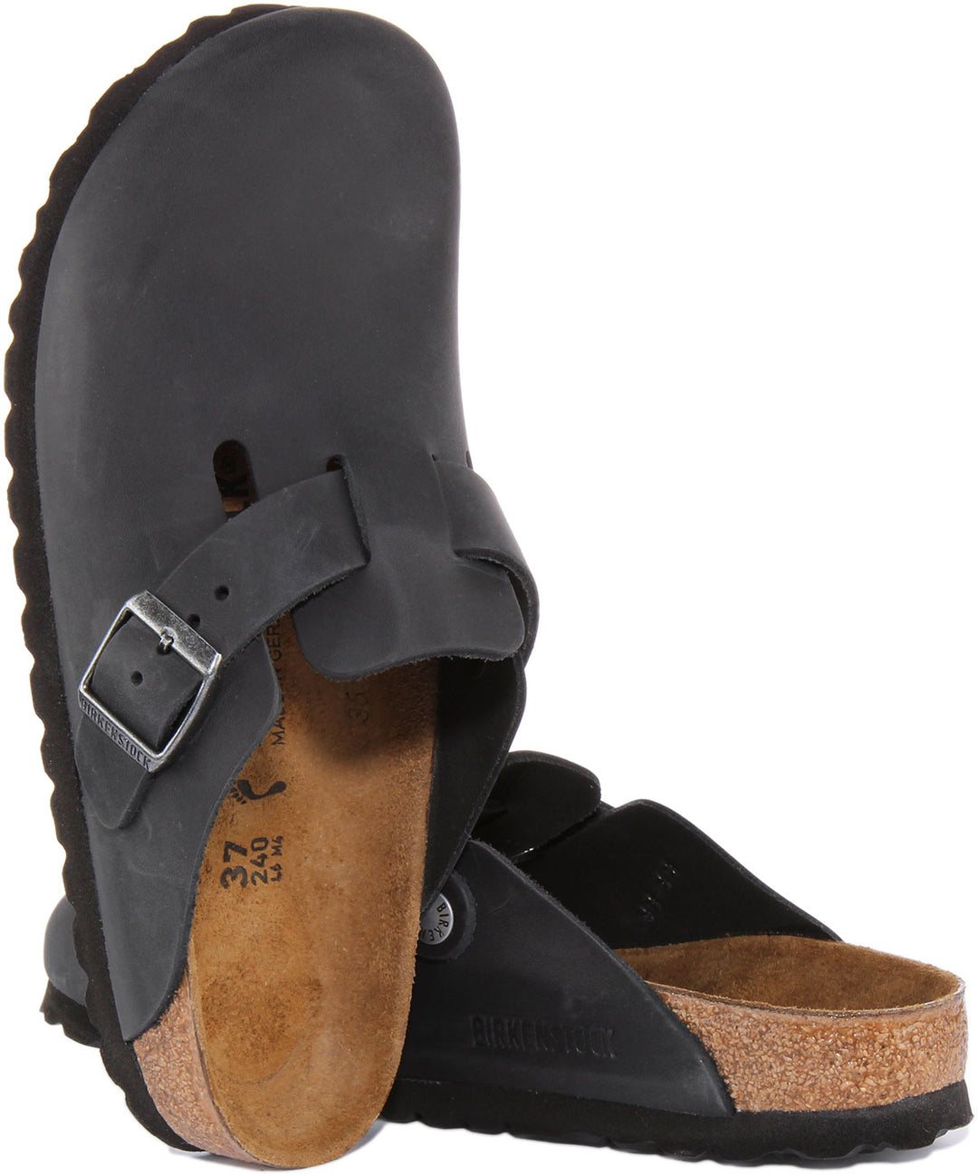 Birkenstock Canada Boston Oiled Leather Birkenstock Boston Black