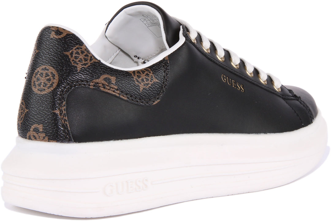 Guess Vibo Fl7Rnofal12 In Black For Women Lace up Salerno