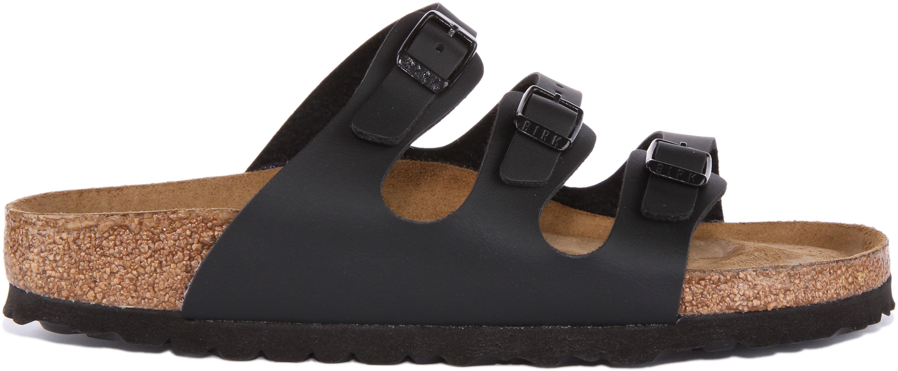 Black three strap discount birkenstocks