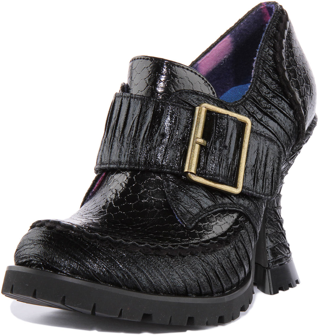 Irregular Choice Step To It In Black For Women