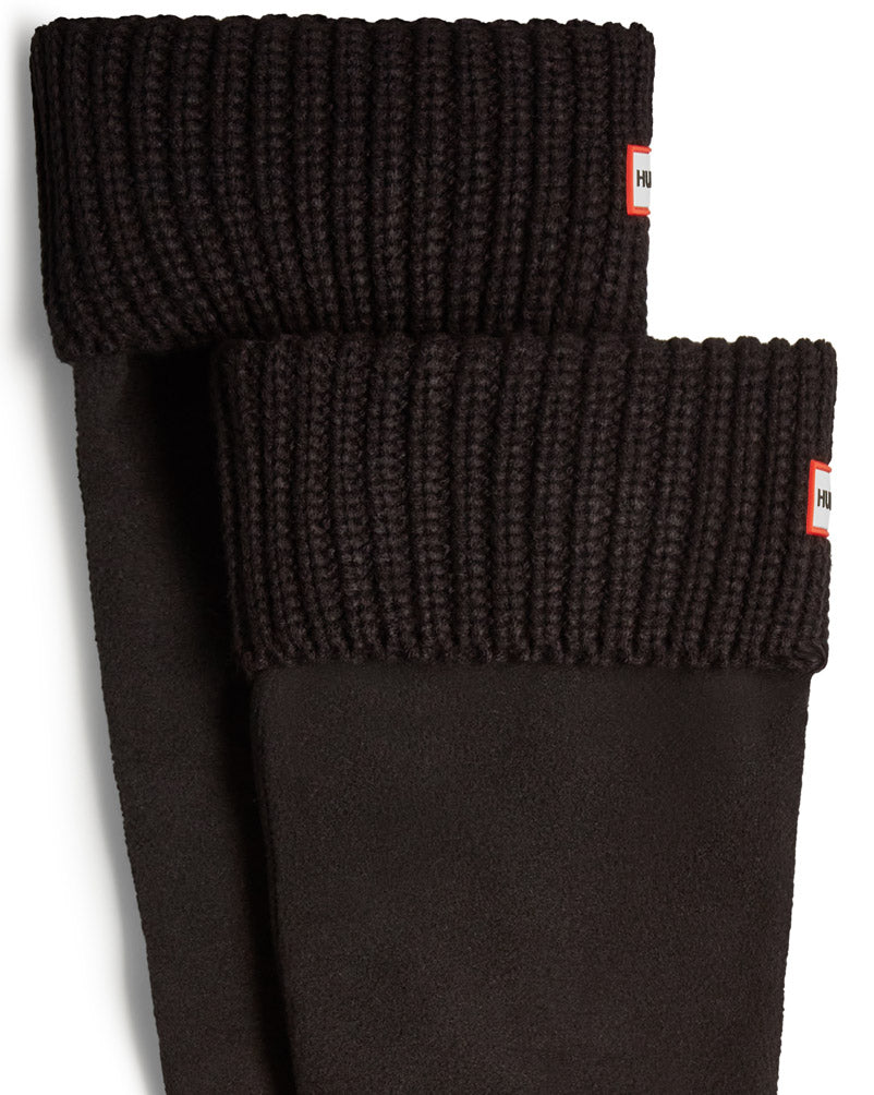 Hunter Half Cardigan Calcetines de bota alta para en negro