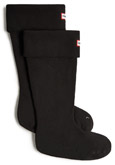Hunter Fleece Tall Sock Boot In Black