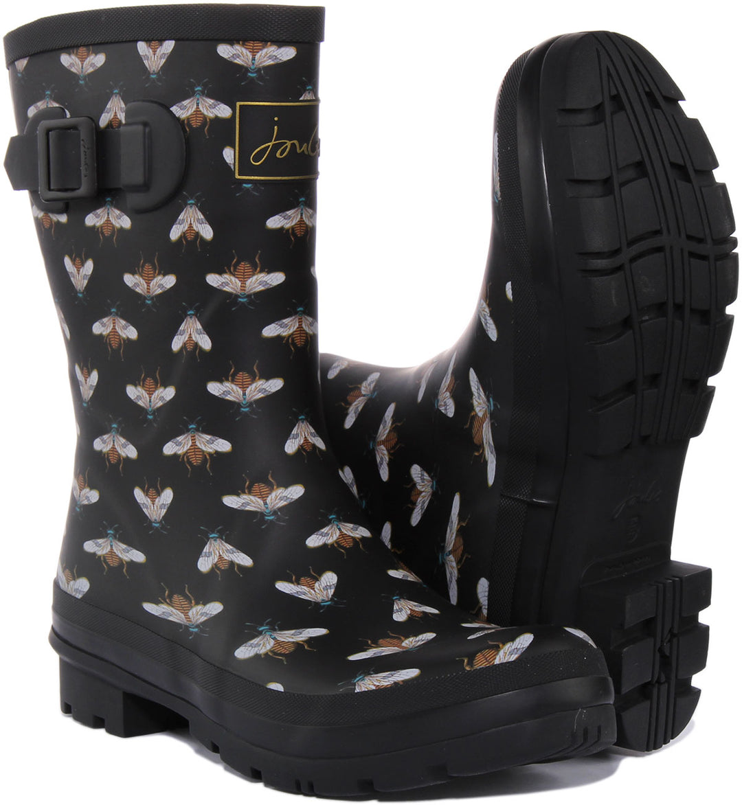 Joules Molly Welly In Black For Women