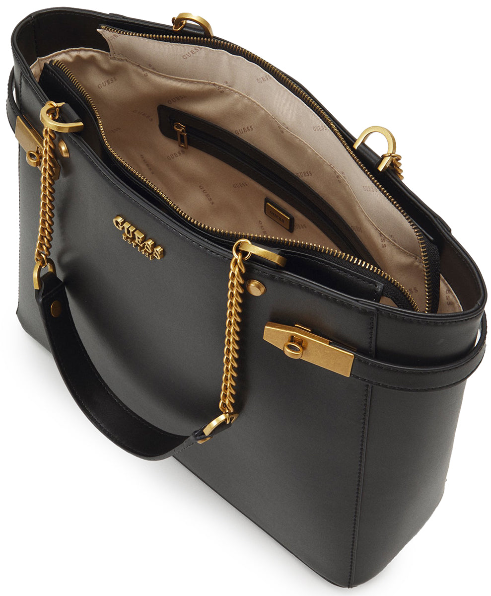 Guess Zadie Borsa tote sintetica da donna in nero