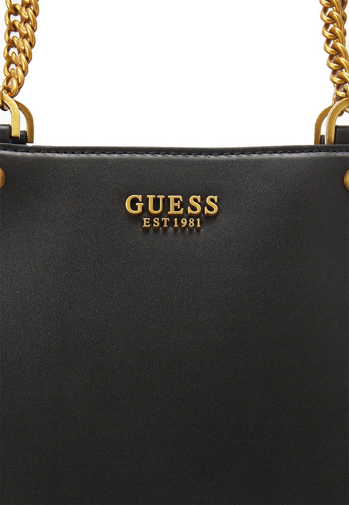 Guess Zadie Sac fourre tout synthétique pour femmes en noir