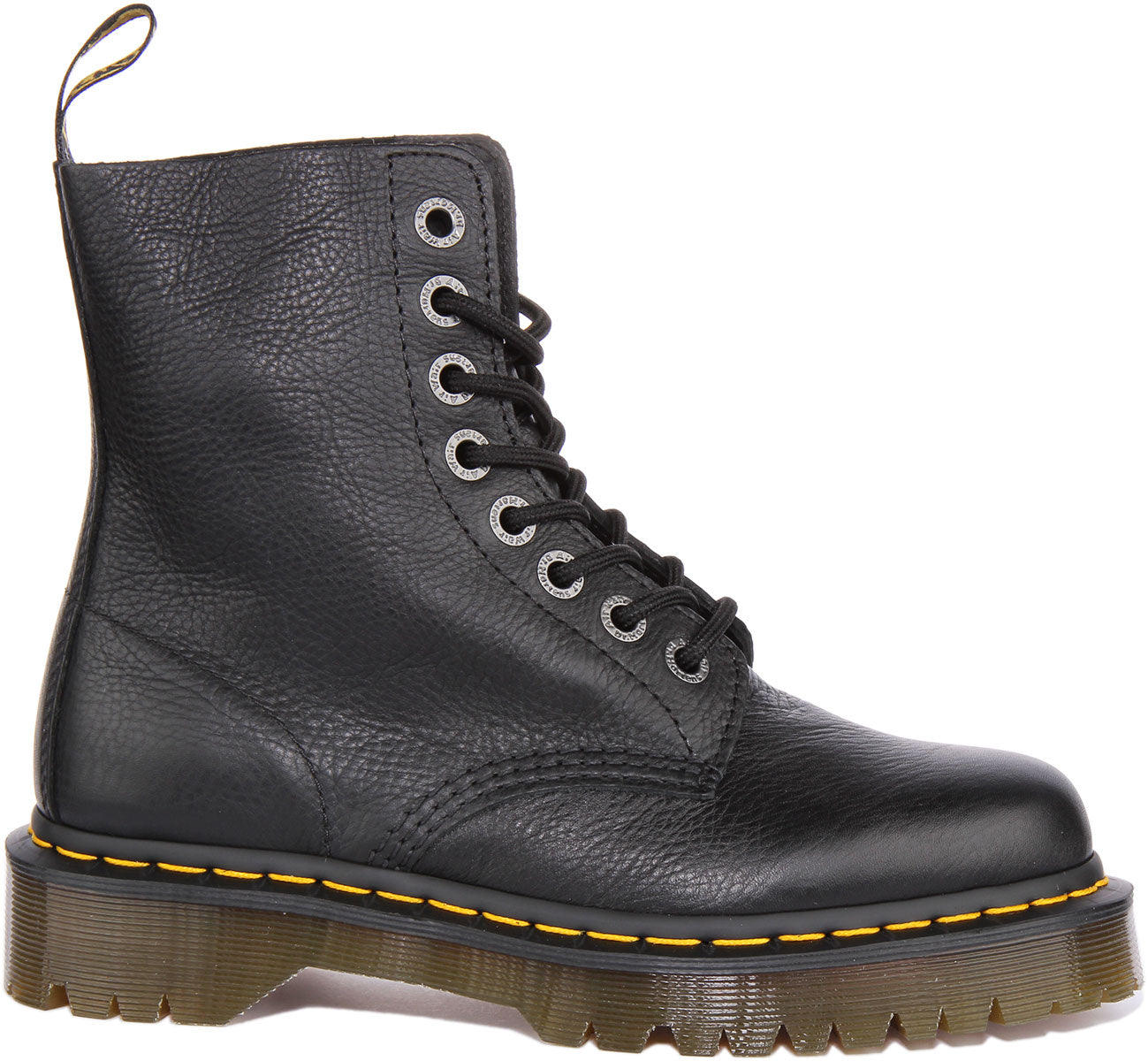 Dr Martens 1460 Pascal Bex in Schwarz Schnurplattformen mit dicker Sohle 4feetshoes