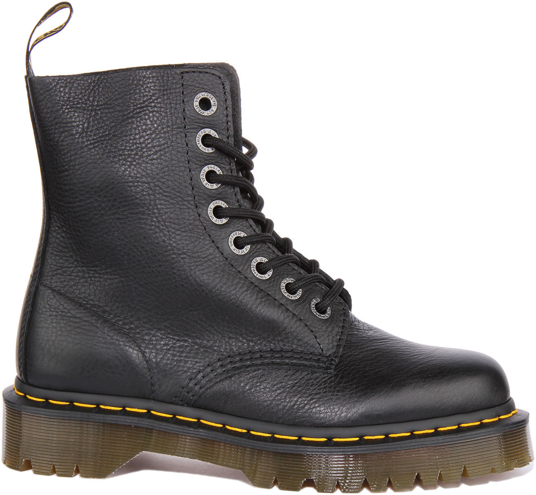 Dr Martens 1460 Pascal Bex In Black Thick Sole Lace Up Platforms