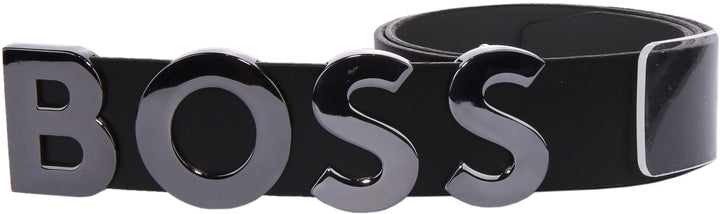 Boss Bold G Belt In Black For Men