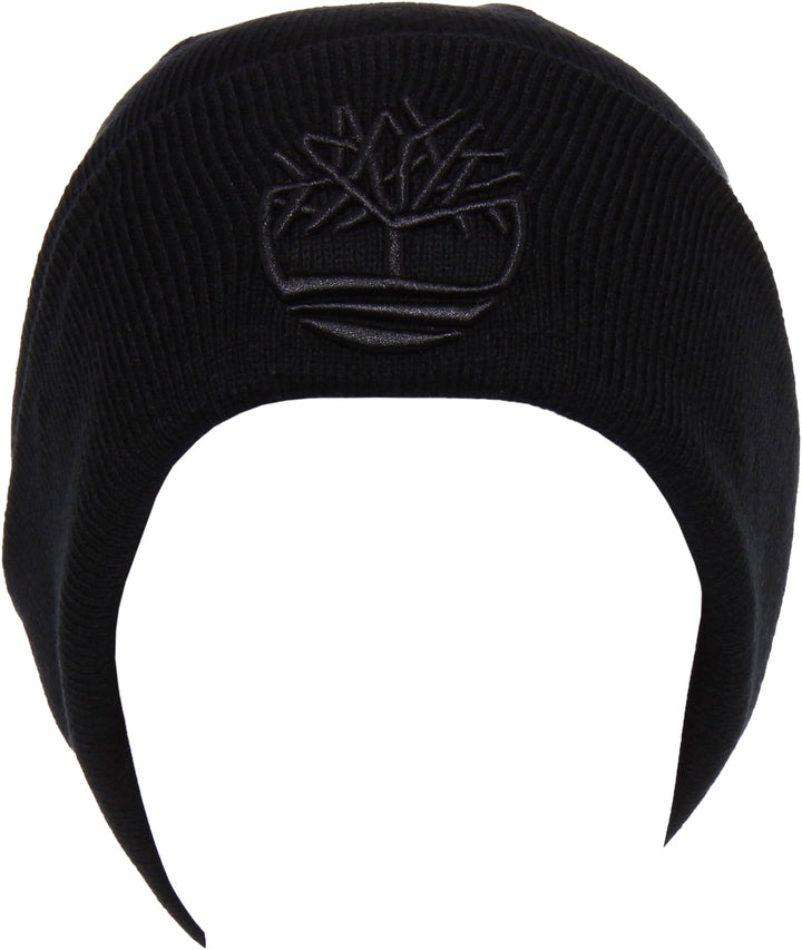 Timberland Gorro de punto bordado en 3D para en negro