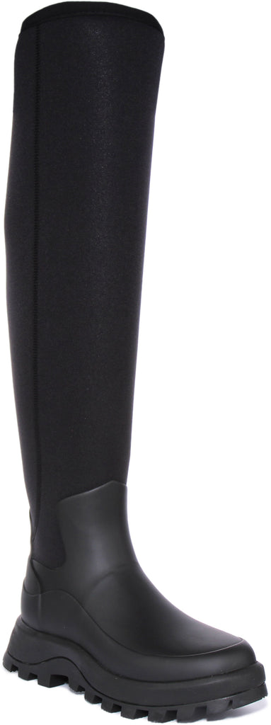 Hunter City Explorer Tall In Black For Women | Tall Neoprene Boots