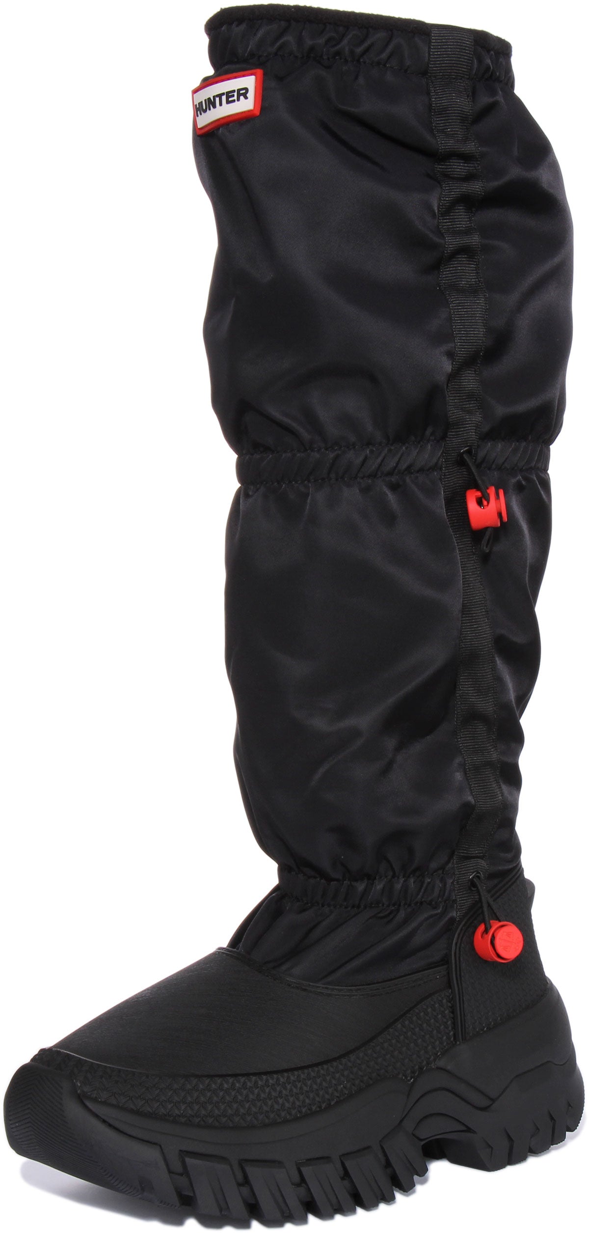 Hunter Wanderer Slouch In Black For Women | Insulated Tall Snow