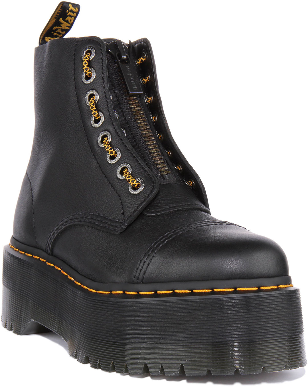 Dr Martens Sinclair Max Pisa In Black For Women Front Zip