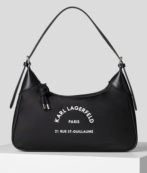 Karl Lagerfeld RSG Nylon Borsa a tracolla da donna in nero