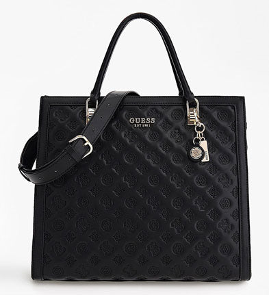 Guess Abey Tote Handbag In Black For Women