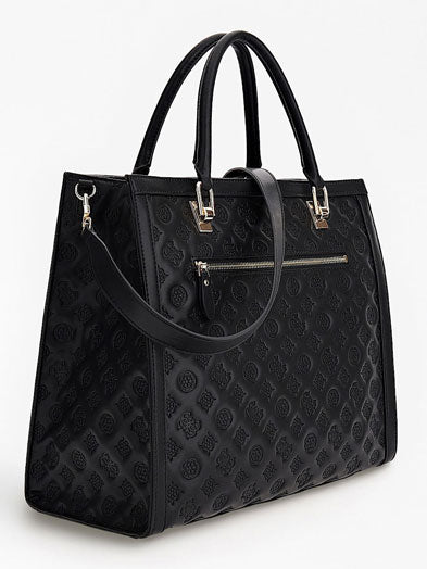 Guess Abey Tote Handbag In Black For Women