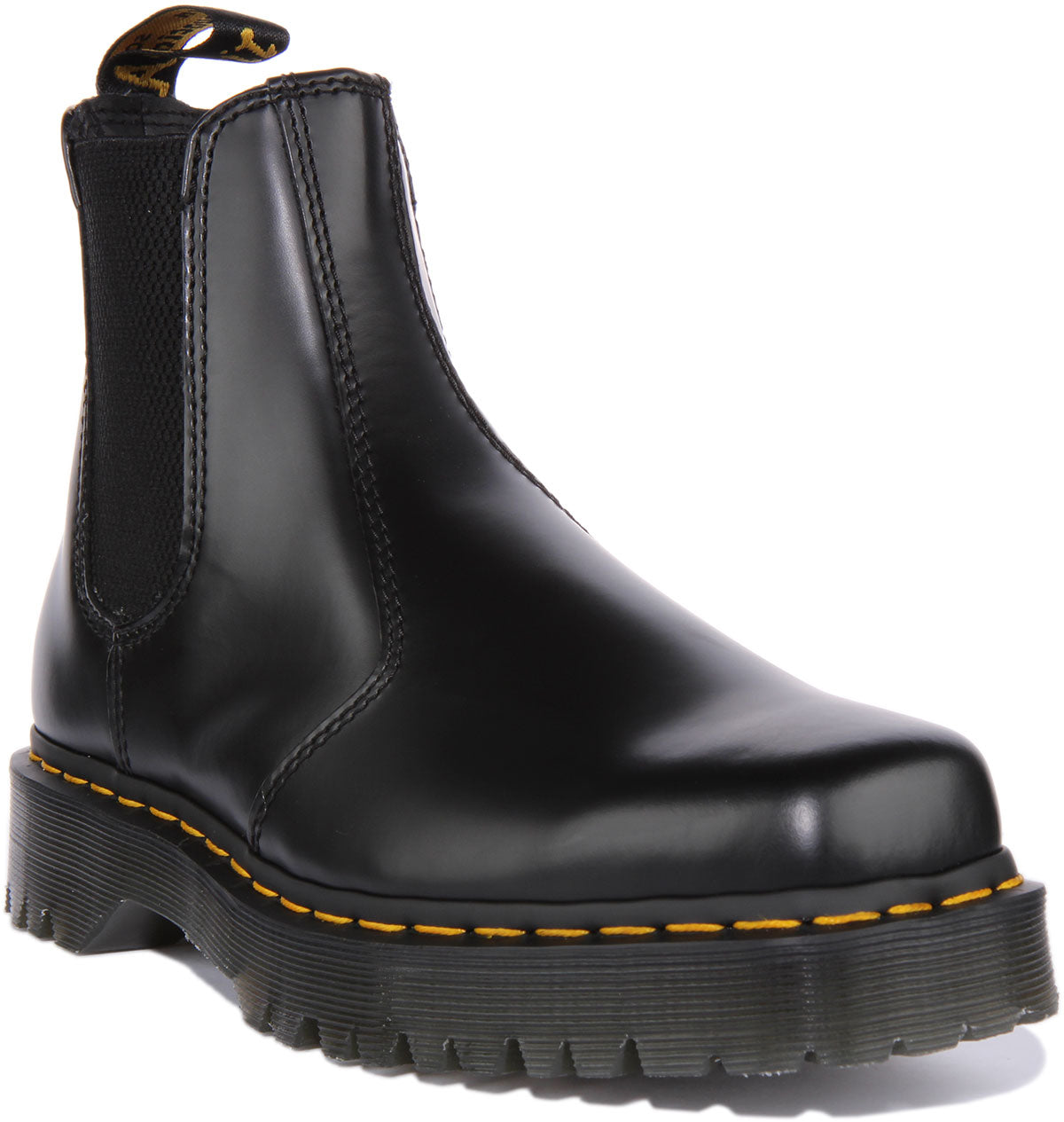 Dr Martens 2976 Bex In Black | Squared Toe Platform Chelsea Boots