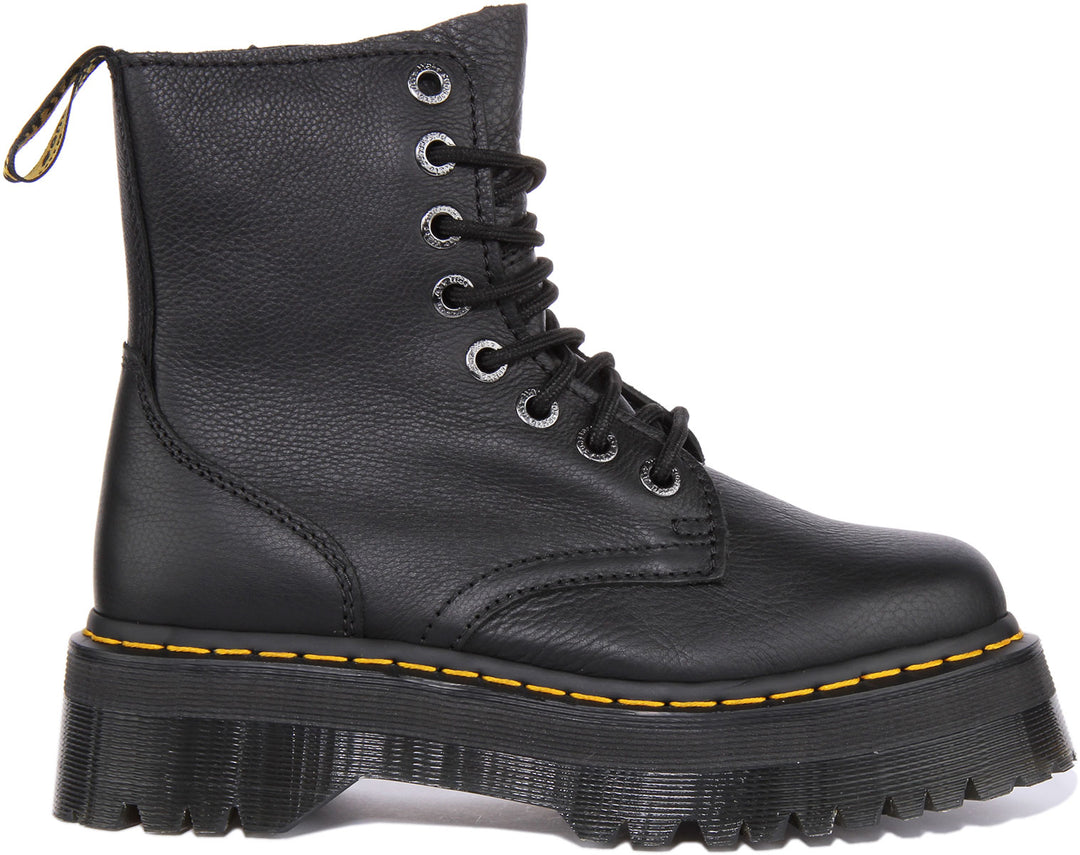 Dr Martens Jadon III Pisa In Black Womens Eyelet Lace Platform