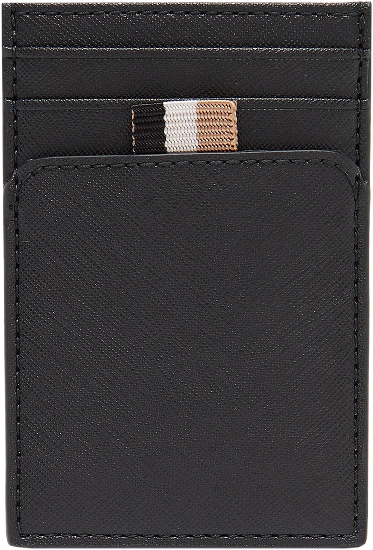 HUGO BOSS Zair Money Clip Card Holder, Black