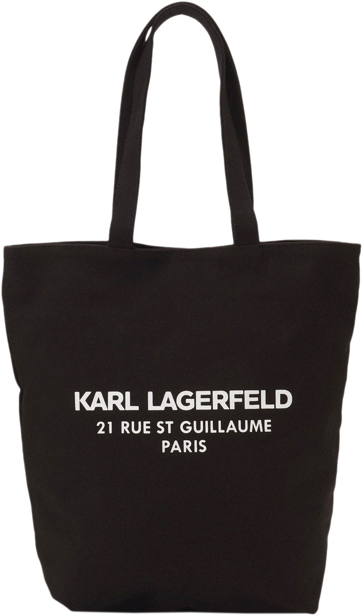 Karl Lagerfeld RSG Frauen Kle e Le wand Shopper Tasche Schwarz