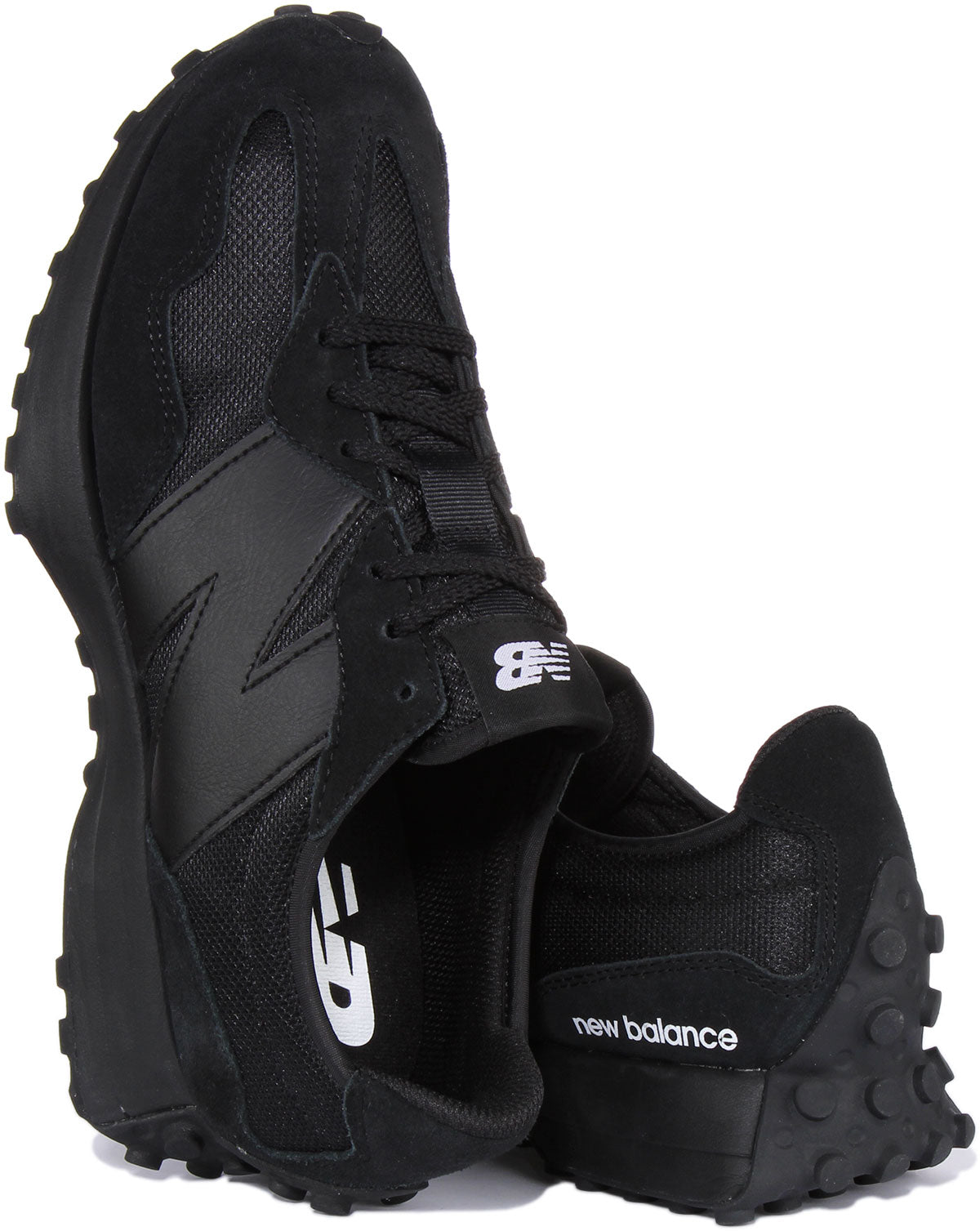 New Balance MS 327 CTB In Black For Men | Large N Trainers