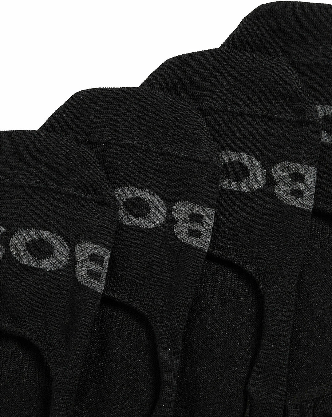 Boss SL Uni Logo Herren 2 Paar Socken Baumwolle Schwarz