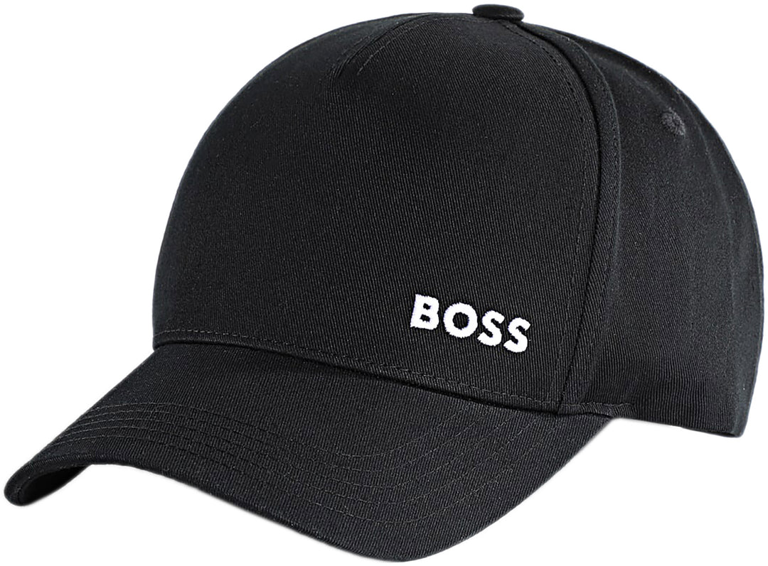 Boss Sevile Iconic Cappello casual in twill stretch da in nero