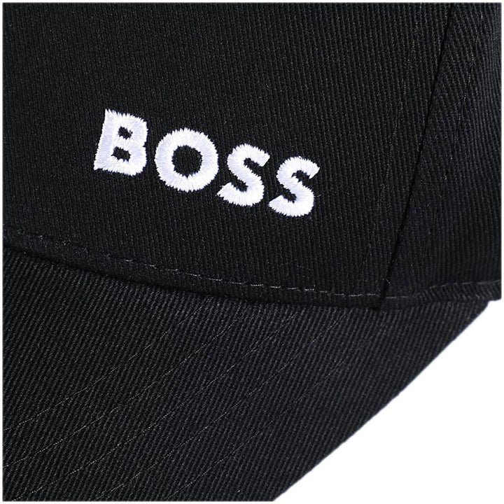 Boss Sevile Iconic Cappello casual in twill stretch da in nero